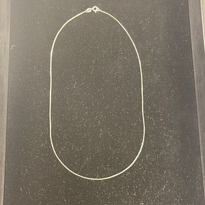 Sterling Silver 19” Petite Box Chain